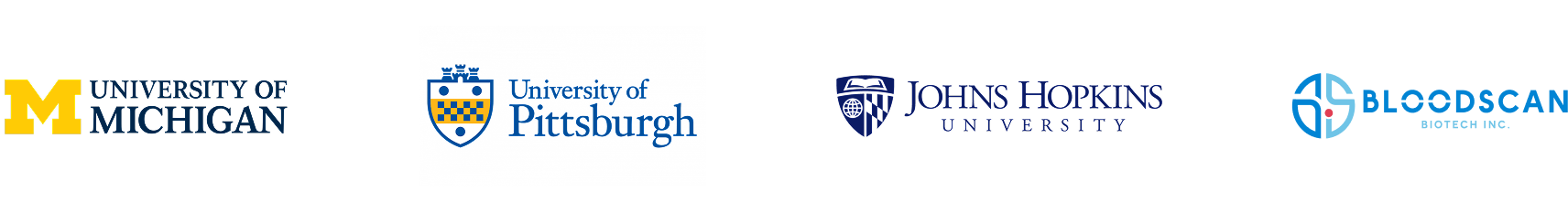 University of Michigan · University of Pittsburgh · Johns Hopkins University · BloodScan Biotech